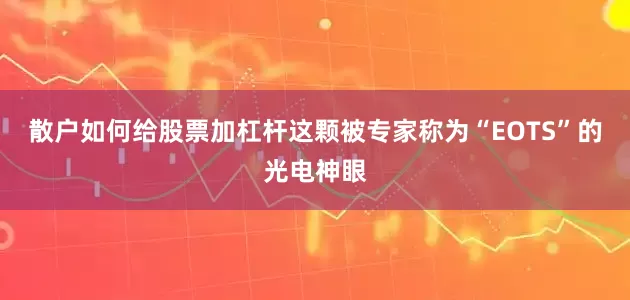 散户如何给股票加杠杆这颗被专家称为“EOTS”的光电神眼